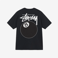 Stussy 8เม็ดสีลูกเสื้อยืดย้อมสีอเมริกันเวอร์ชันหลวมสำหรับผู้ชายและผู้หญิง