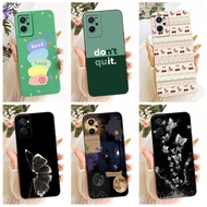 Fpr Realme 9i 4G 5G Casing RMX3491 RMX3612 Shockproof Cover Fashion Butterfly Soft TPU Matte Phone C