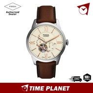 [Official Warranty] Fossil ME3266 Townsman Multifunction Brown Leather Men Watch