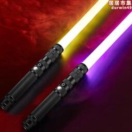 金屬雷射劍 音效可變星戰光劍15色二合一發光玩具雷射劍