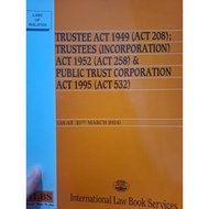 Trustee Act 1949,Trustees Incorporation Act and Public trust Corporation Act