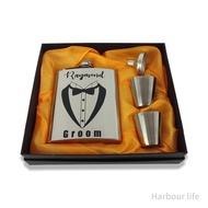 Personalized Stainless steel Wine Flask Set with Funnel Liquor Flask Set Hip/ Liquor Flask Customize