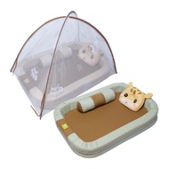 Baby Joy Baby Pool Mattress + Giraffe Series Mosquito Net - BJK4019