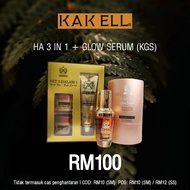 set HA 3IN1 +GLOW SERUM(KGS)❤️❤️