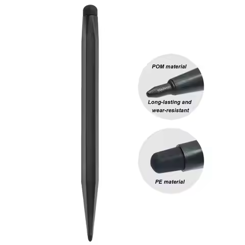 1pc Teaching Screen Pen Electronic Whiteboard Pen Double Tips Capacitive Touch ScreensStylus Abs Con