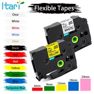 Itari Tape Label Flexible Laminated Tape Compatible Brother P-Touch PT-P710BT PT-H110 TZ TZeFX231 Ca