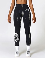 Wolves Wolves Head Seamless Knit Yoga Pants Fitness Training Leggings Spring And Summer 2025 Sports