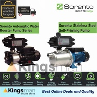 [Kingsman] Sorento Automatic Water Booster Pump 304 Stainless Steel (0.5HP,0.75HP,1.0HP,1.5HP) Tsuna