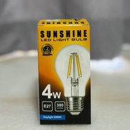 2個$20 Sunshine LED light bulb 4W E27 6500K 燈膽 燈泡 大螺頭 白光