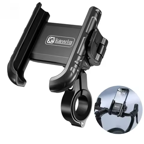 Motorcycle Phone Holder Camera Friendly 1s Lock Bike Handlebar Rearview Mirror Bicycle Phone Mount f