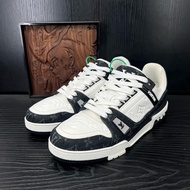 99新 lv trainer 黑白牛仔 7碼 =41碼