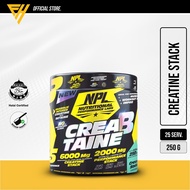 NPL Crea-B-Taine Anabolic Stacked Monohydrate 250g - Lean Muscle Creatine Fitness Pre Workout Health