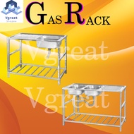 Vgreat Stainless Steel Kitchen Sink / Single Bowl Sink / Single Drainer / Dish Rack / Kitchen Organizer