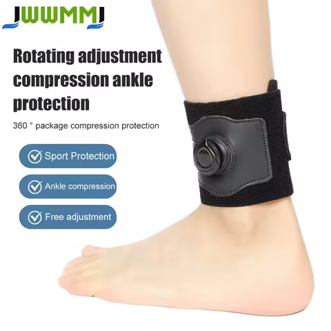 1PCS Ankle Brace for Men Women, Adjustable Knob Achilles Tendonitis Brace for Achilles Pain, Running