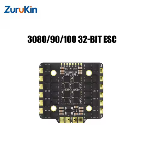 Aocoda-RC 3080 3090 30100 ESC, 80A/90A/100A 3-8S AM32 4-IN-1 32Bit for FPV Racing Drone Parts