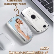 ชุดปกกุญแจรีโมทรถยนต์ของขวัญวันวาเลนไทน์ที่กำหนดเอง สำหรับ BMW ซีรีส์ 1 2 3 4 5 6 7 X1 X3 X4 X5 X6 F