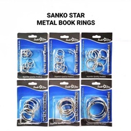 (3BOX) SANKO STAR Book Ring [15MM / 19MM / 25MM / 32MM / 38MM / 50MM] X 3BOX