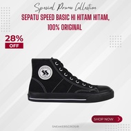 Speed Basic Hi Shoes - Black Shoes - Canvas Shoes 37 43