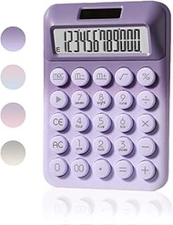 VGASHARE Large Button Calculator, Cute Gradient Desktop Calculator, 12 Digits, Large LCD Display, Du
