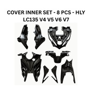 YAMAHA LC135 V4 V5 V6 V7 135 LC COVER INNER SET ORIGINAL HLY 8PCS 1SET 55D-F8400-10