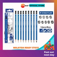 STAEDTLER MARS LUMOGRAPH PENCIL (B, HB, 2B, 3B, 4B, 5B, 6B, 7B & 8B) - 12pcs/Box / PENSEL LUMOGRAF /
