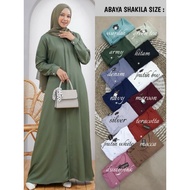 abaya syari / abaya / abaya bahan shakila / gamis shakila / abaya