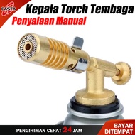 CASTA Kepala Gas Torch BBQ Kepala Las Blow Torch Flame Gun Portable Multifungsi