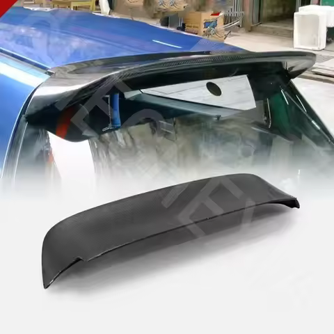 For 2-Door Hatchback Civic EG4 EG6 1992-1995 High-Quality Carbon Fiber Rear Spoiler Duckbill Body Ki