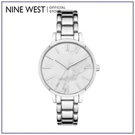 Nine West Silver Tone Metal Watch NW2715MASV