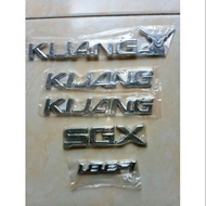 Kijang SGX 1.8 Emblem Set Side Kijang Horns 5 pcs rear Kijang Kapsul super long short 97 04