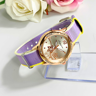Promo!!!! Jam Tangan Wanita Kanvas Multi Warna Jam Analog Cewek Elegan Fashion Korea