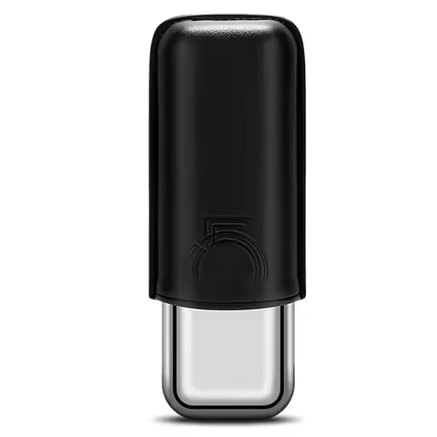 Stainless Steel Cigar Case Humidor Anti-pressure Luxury Cow Leather Cigar Humidor Case Moisturizing 