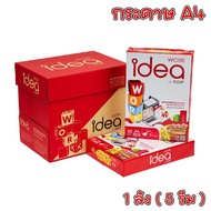 IDEA WORK Paper A4 Size 80 Grams 1 Box (5 Reams) Photocopy