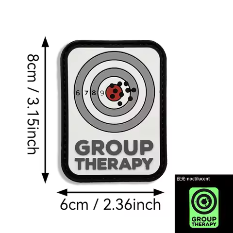Shooting Experience Target Center PVC Hook and loop patch,moral badge,Creative tactical badges,Cloth