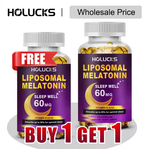 Buy 1 Get 1 Free! Liposomal Melatonin Supplement, for Insomnia Relief & Jet Lag Recovery, Quick Slee