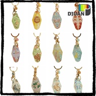 DUOJUAN 12 Constellation Keychain, Scorpio Sagittarius Capricorn Taurus Gemini Cancer Zodiac Sign Ke