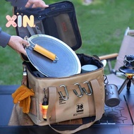 [lighthivenn] 30/42/56L Insulated Foldable Outdoor Camping Bag Waterproof  Cooler Storage Box for Pi