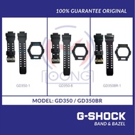 [ORIGINAL] G-shock Gd350, Gd350br Hitam Glossy Band and Bezel "bnb" Items 100% Original and 100% All