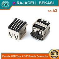 Konektor Soket USB Female type A USB 2.0 3.0 Socket Connector Port