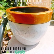 Pot Marmer / Pot Bunga / Pot Tanaman / Pot Bunga / Pot Diameter 20 Cm