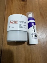 Avene 晚霜 + CeraVe A醇精華 （抗衰老）行貨法國製造