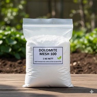 Dolomite Super Repack 1kg - Lime Fertilizer for Plantation Nutrients Repack 1 Kg Neutralizes Soil pH