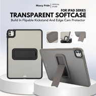 iPad Case Transparent Case iPad Gen 11/10/9/8/7 Pro 11 Air 4/5/6 Mini 6 with Stand Folding Anti Crac