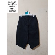 Denim girl'S skirt size S (lp...74cm, Length..56cm)