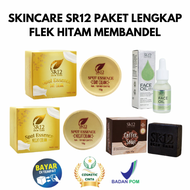 Paket Serum & Paket Skincare SR12 Multi Action - Anti-Komedo & Mencerahkan Kulit Gel Oils SPF30 untu
