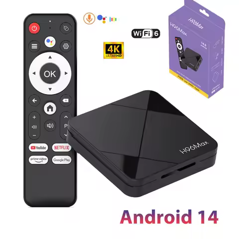 Android TV Box H96 Max RK3518 TV Box 4K Ultra HD Voice Assistant Streaming Media Player Smart TV Box