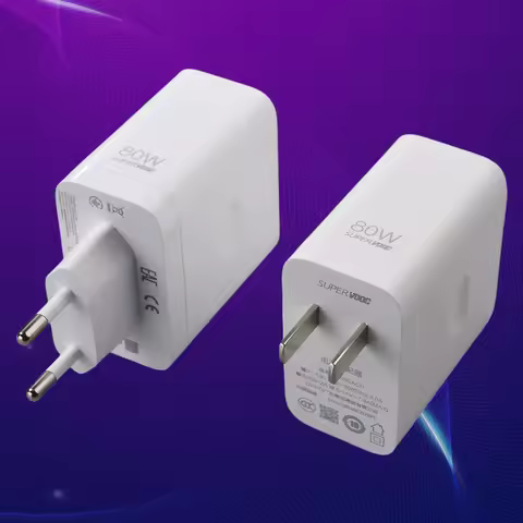 Oneplus 80W SuperVOOC EU US Charger Fast Warp Charge Power Adapter 1/2M USB Type C Cable For One Plu