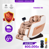 [Voucher 700K Siêu Sale 16-17.6] Ghế Massage Toàn Thân Đa Năng Cao Cấp Toshiko T81 Con lăn massage c