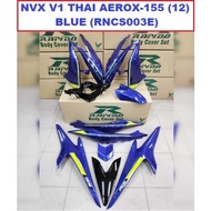 Cover Set Yamaha NVX V1 Rapido Thai Aerox-155 (12) Grey Silver Blue Black NVX155 Accessories Motor NVX155 aerox 155(12)