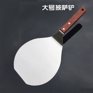 Food Grade Stainless Steel pizza Shovel Wooden Handle Triangle Round Cake Shovel pizza pizza Shovel 